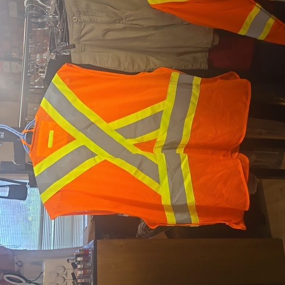 Forcefield high visibility work VEST. 100% polyester Sz XL - Picture 2 of 4
